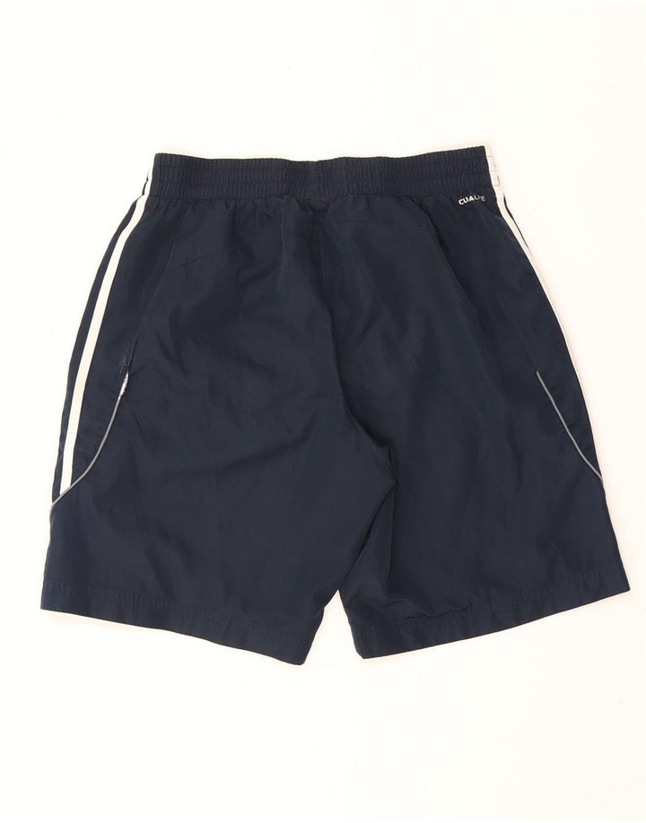 Ανδρικό αθλητικό σορτς Adidas Climalite από μεσαίο μπλε ναυτικό πολυεστέρα