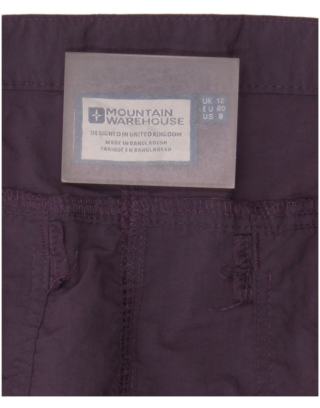 Mountain Warehouse Γυναικείο Σορτς Cargo UK 12 Medium W32 Purple