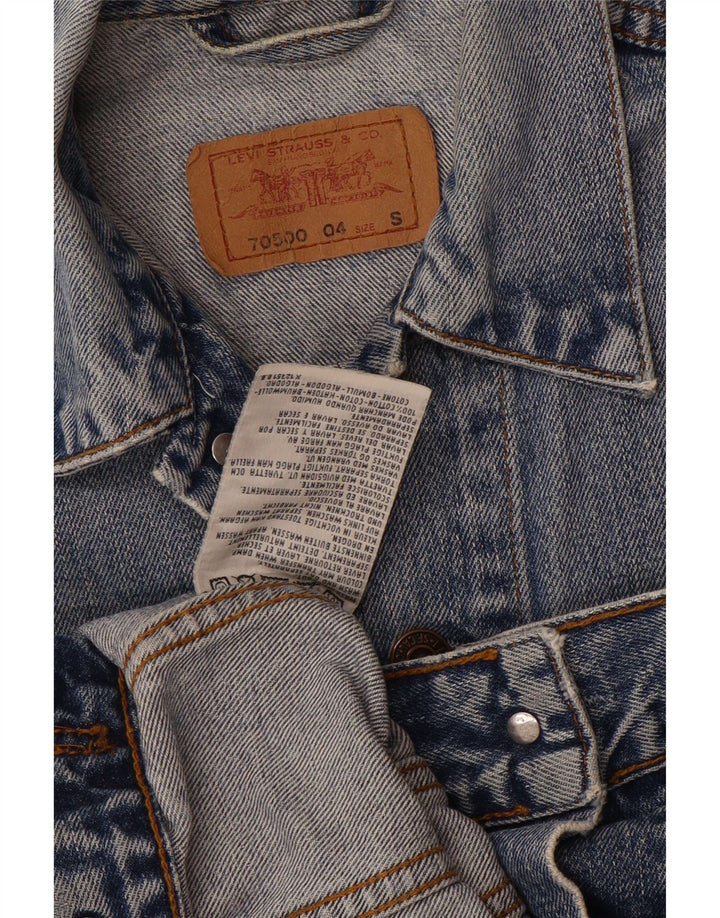 Γυναικείο τζιν μπουφάν Levi's UK 10 Small Blue Cotton