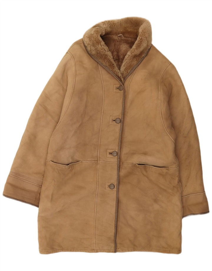 Persona Γυναικείο Παλτό Shearling Μέγεθος 21 Medium Beige Shearling