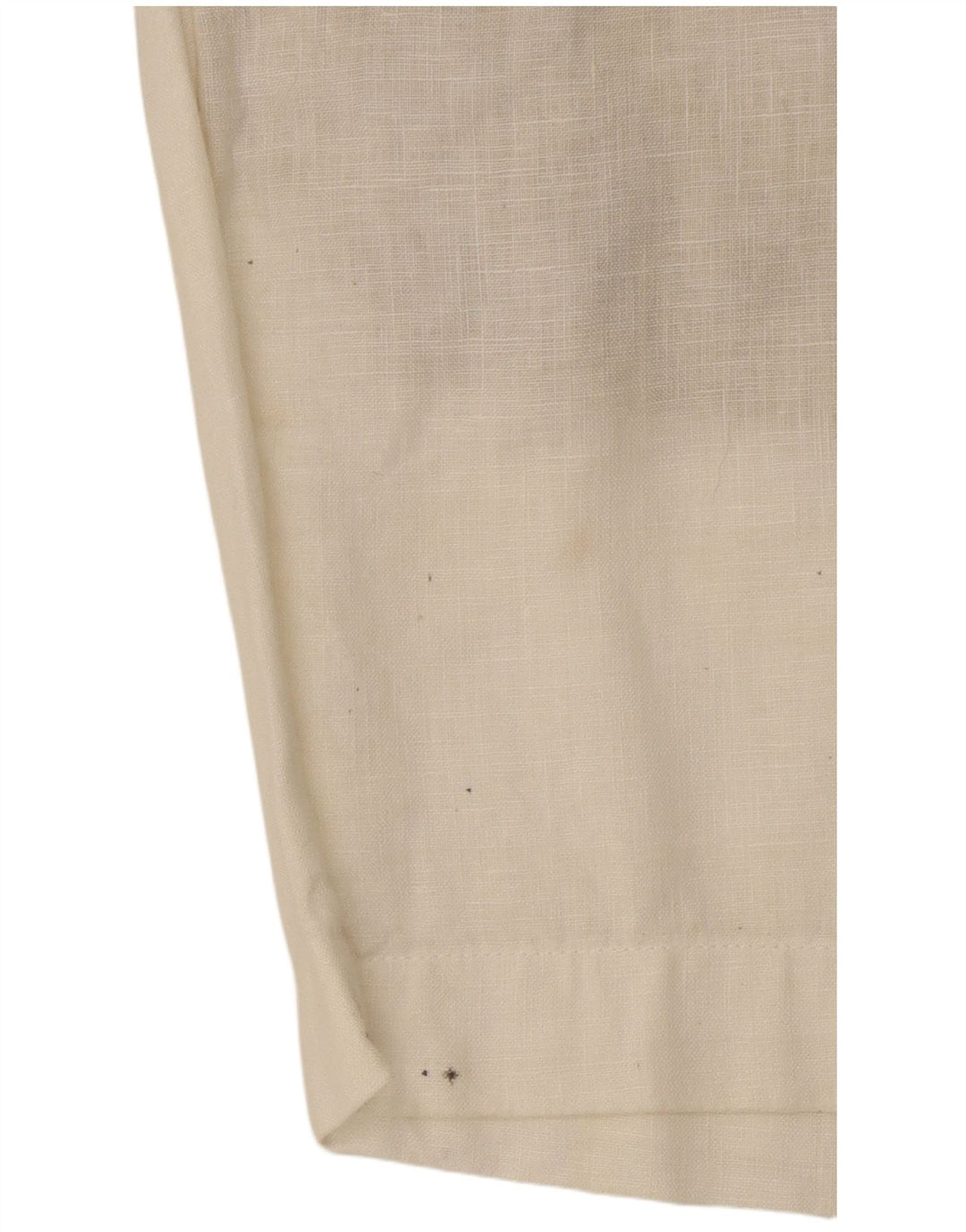 Zara Γυναικείο Σορτς Chino Small W30 Λευκό Λινό
