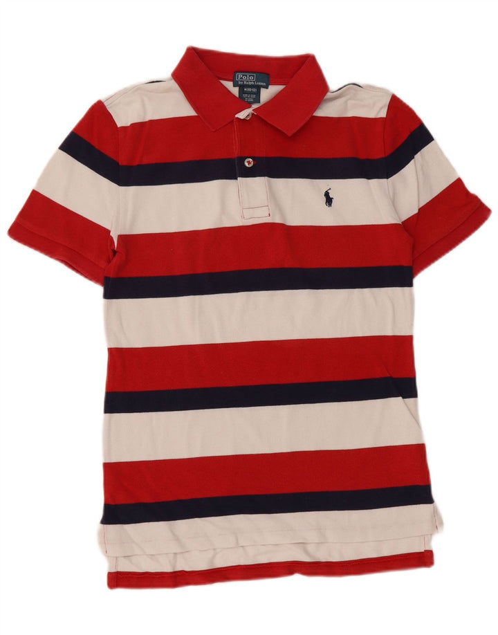 POLO RALPH LAUREN Αγόρια πουκάμισο πόλο 10-11 ετών Μεσαίο πολύχρωμο ριγέ