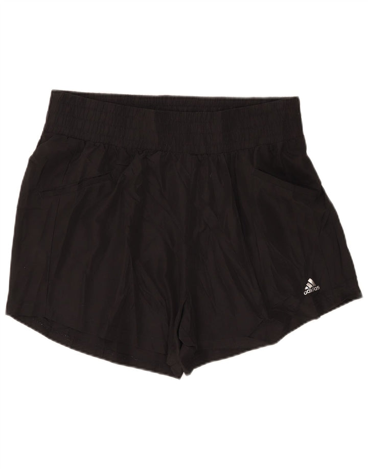 Γυναικείο αθλητικό σορτς γκολφ ADIDAS UK 14 μεγάλο μαύρο πολυεστέρα