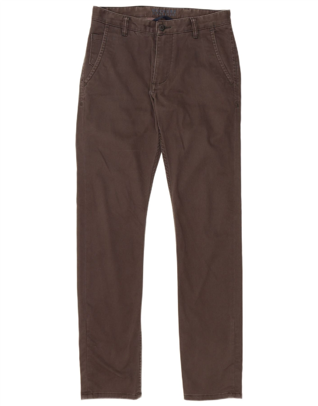 DOCKERS Mens Slim Chino Trousers W29 L32 Grey Cotton