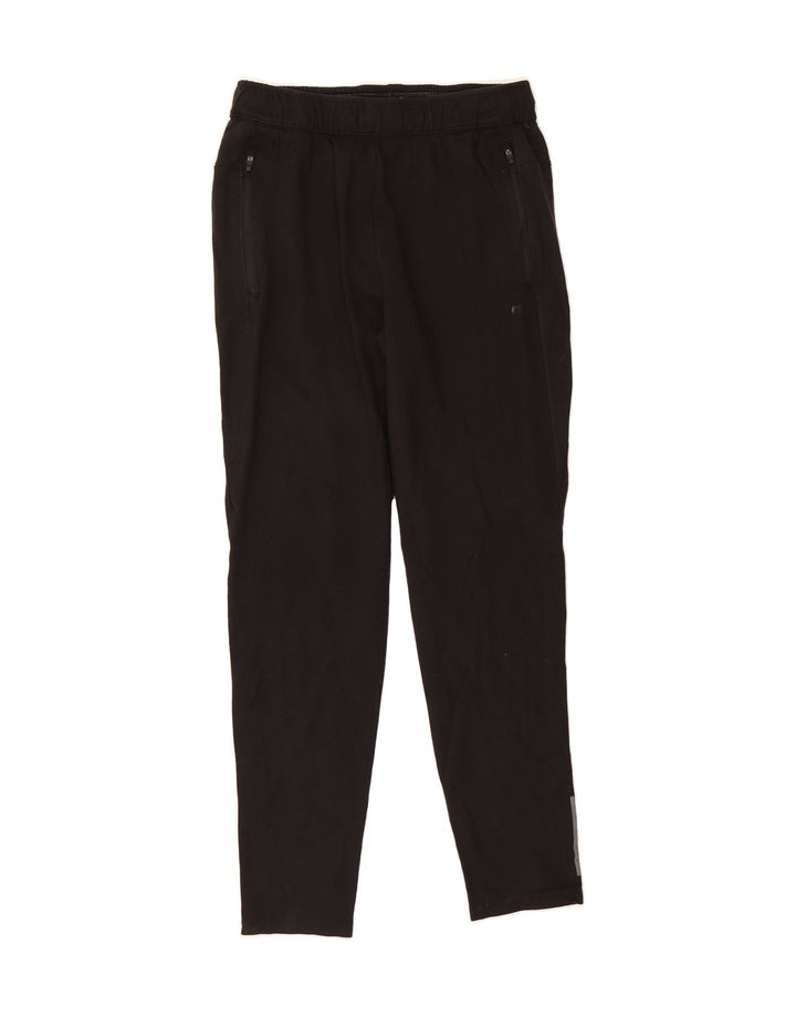 RUSSELL ATHLETIC Mens Tracksuit Trousers Medium Black Rayon Vintage Russell Athletic and Second-Hand Russell Athletic from Messina Hembry 