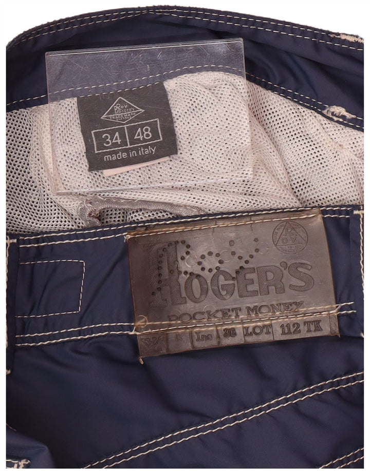 ROY ROGERS Ανδρικό σορτς casual IT 48 Medium W34 Navy Blue Polyamide