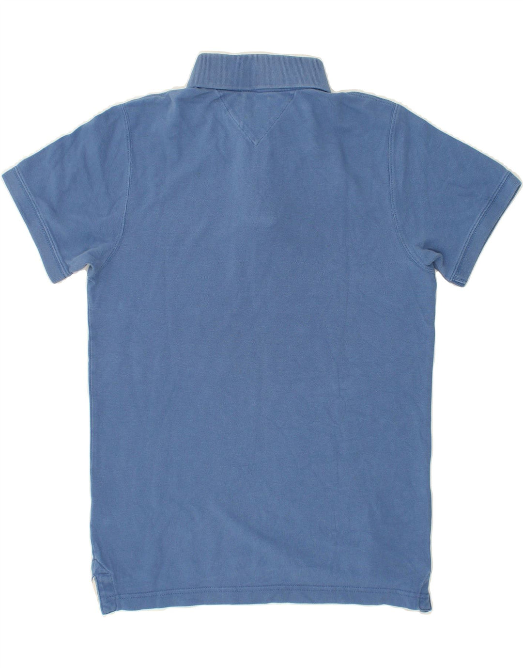 TOMMY HILFIGER Mens Polo Shirt Medium Blue Cotton Vintage Tommy Hilfiger and Second-Hand Tommy Hilfiger from Messina Hembry 
