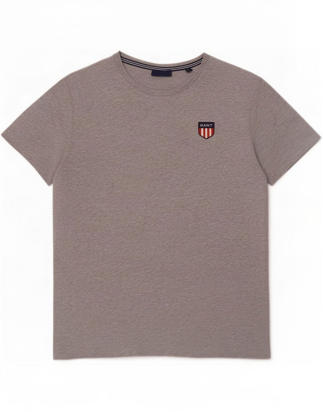 Ανδρικό T-Shirt Gant Top Βαμβακερό με μεσαίο γκρι φλιτζάνι