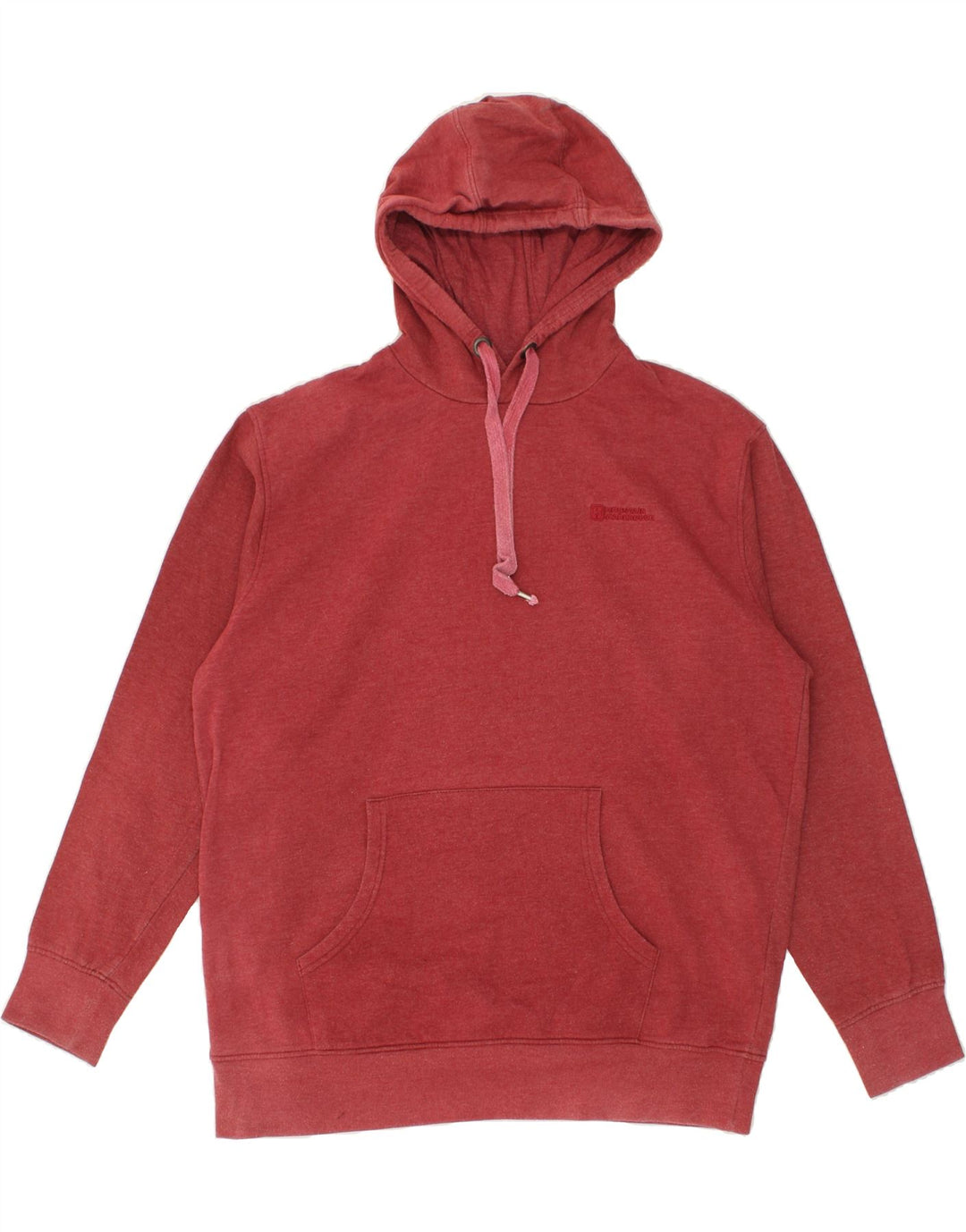 MOUNTAIN WAREHOUSE Mens Hoodie Jumper Large Red Cotton Vintage Mountain Warehouse and Second-Hand Mountain Warehouse from Messina Hembry 