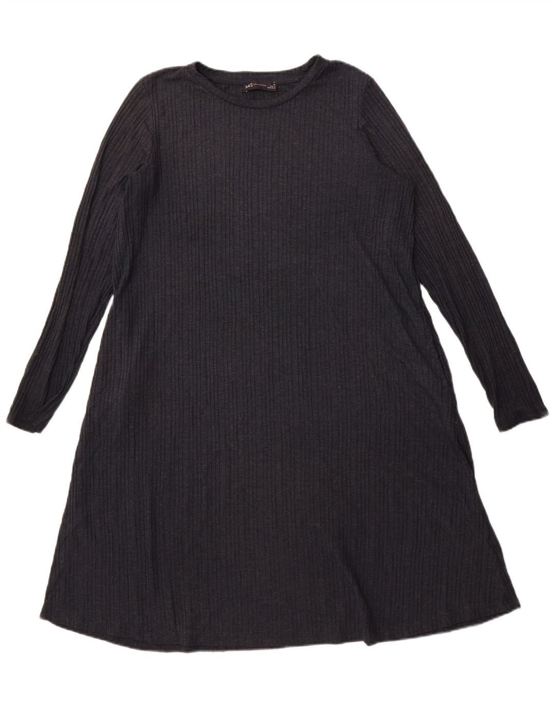 Marks & Spencer Γυναικείο φόρεμα A-Line UK 16 Large Navy Blue Polyester