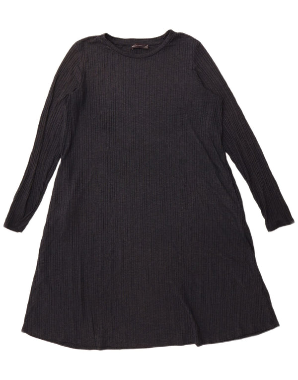 Marks & Spencer Γυναικείο φόρεμα A-Line UK 16 Large Navy Blue Polyester