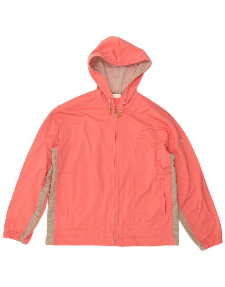 DIADORA Γυναικεία αθλητική φόρμα με κουκούλα Top Jacket UK 16 Large Pink Colourblock