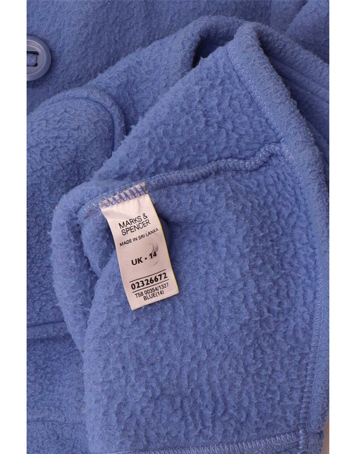 Marks & Spencer Γυναικείο Fleece Jacket UK 14 Large Blue Polyester