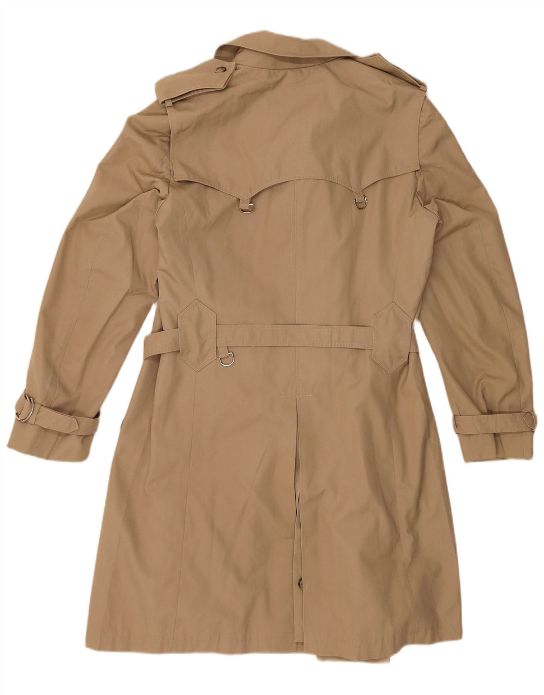 Vintage γυναικεία καμπαρντίνα UK 12 Medium Beige Συνθετικό