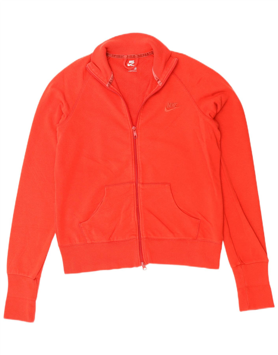 Γυναικεία φόρμα NIKE Top Jacket UK 16 Large Red Cotton