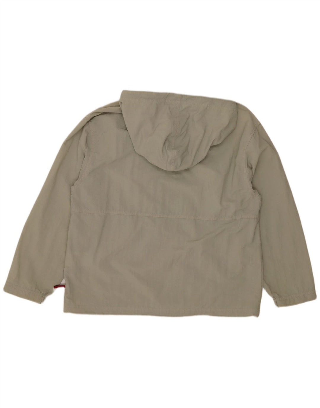 Reebok Γυναικείο μπουφάν βροχής με κουκούλα UK 12 Medium Beige Nylon