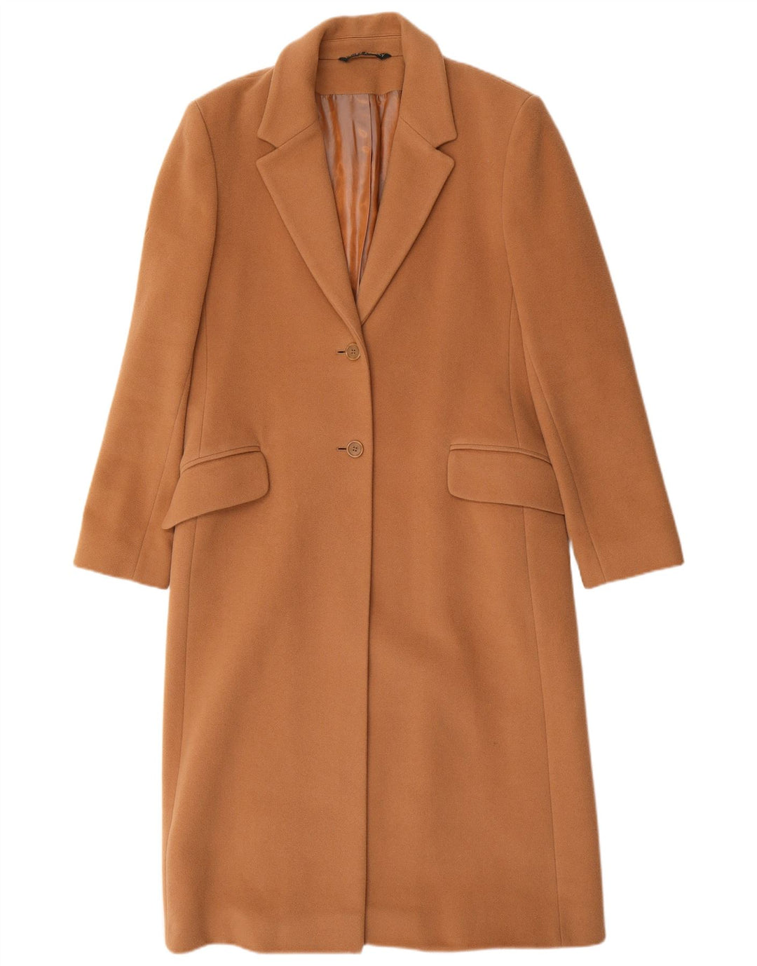 LAURA ASHLEY Γυναικείο Πανωφόρι UK 14 Large Brown Παρθένο Μαλλί