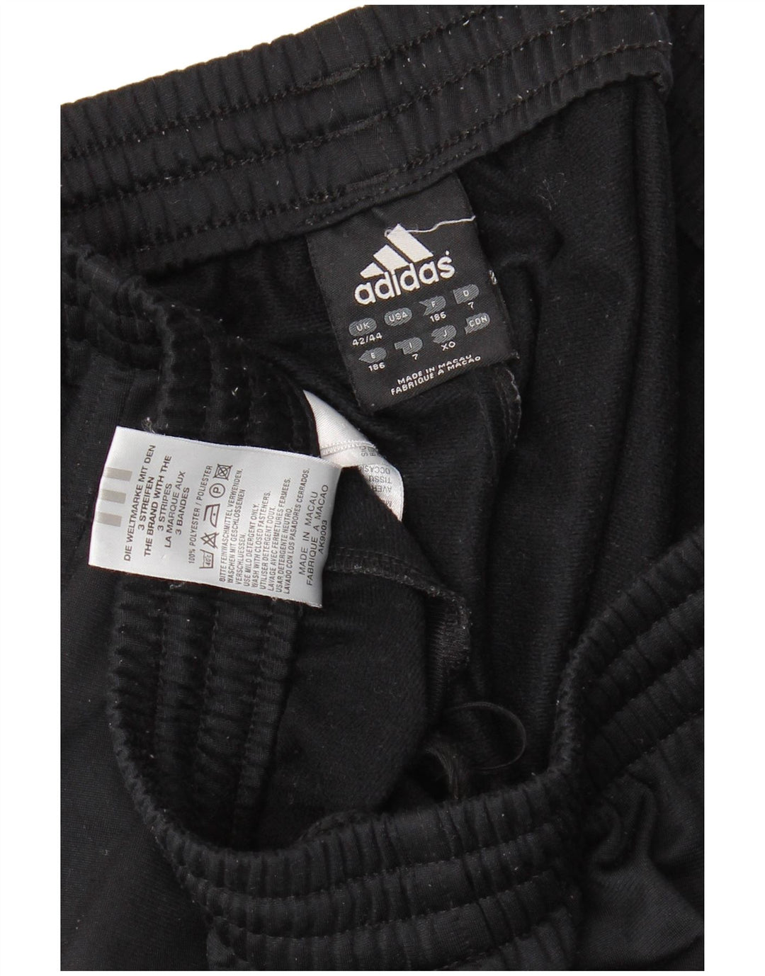 Ανδρική φόρμα Adidas Παντελόνι UK 42/44 Μεγάλο Μαύρο Πολυεστέρα