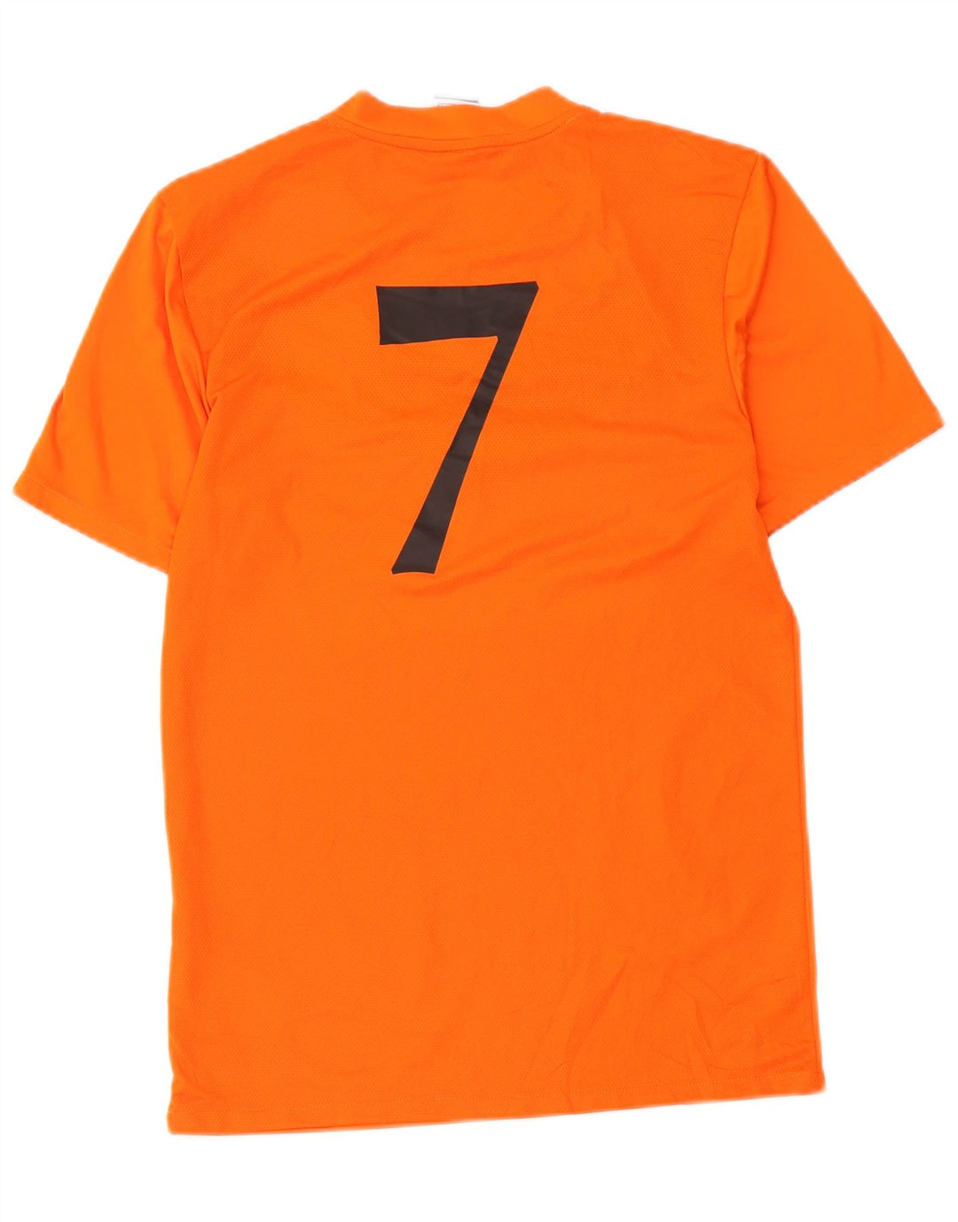Ανδρικό γραφικό μπλουζάκι Nike Dri Fit, μικρό πορτοκαλί, πολυεστέρας