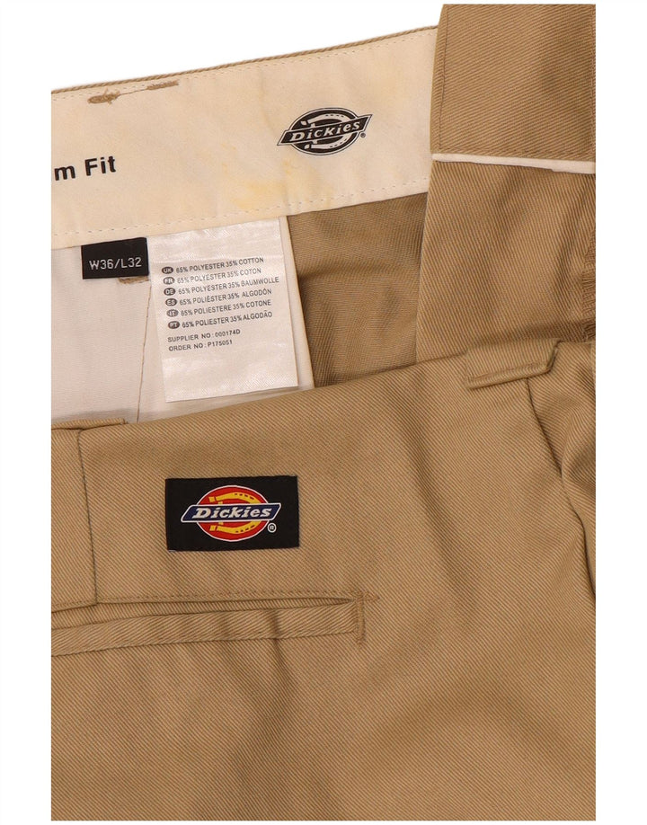 Ανδρικό παντελόνι Chino Dickies Slim Fit W36 L32 Beige Polyester