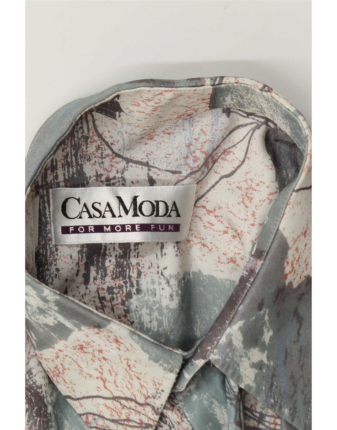 Ανδρικό κοντομάνικο πουκάμισο Casa Moda Μεγάλο πολύχρωμο συνονθύλευμα