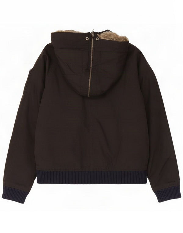 Woolrich Ανδρική κουκούλα Bomber Jacket UK 40 Large Black Colorblock