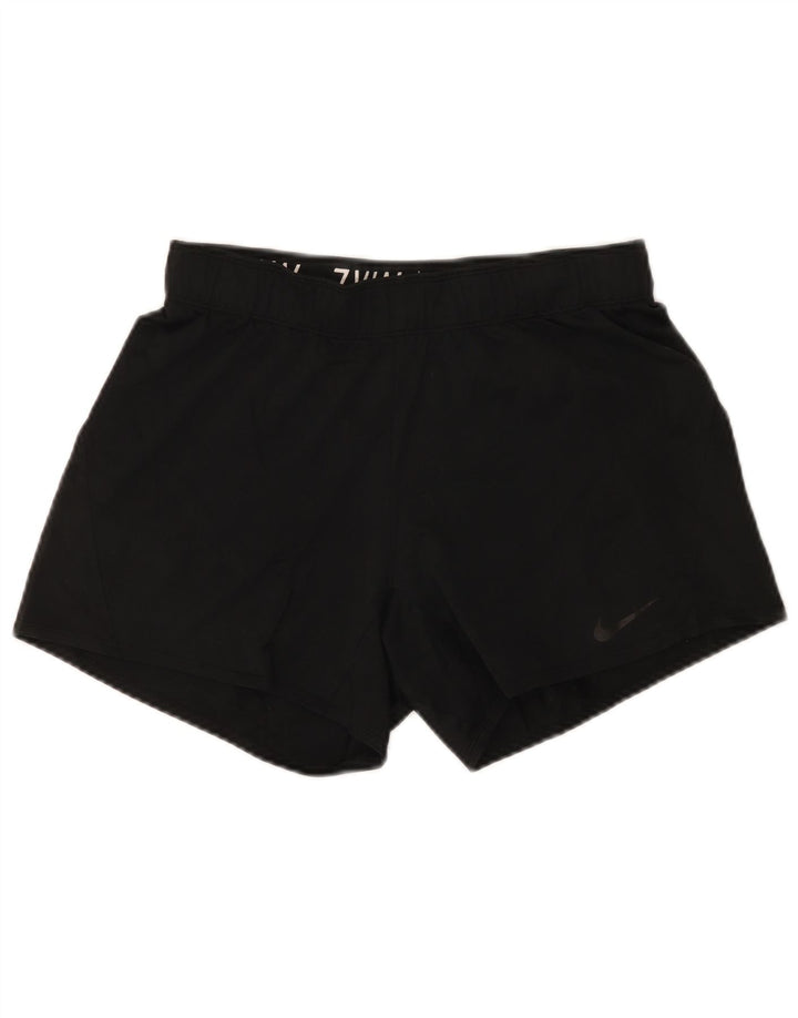 Γυναικείο αθλητικό σορτς Nike Dri Fit UK 10 Μικρό μαύρο πολυεστέρα