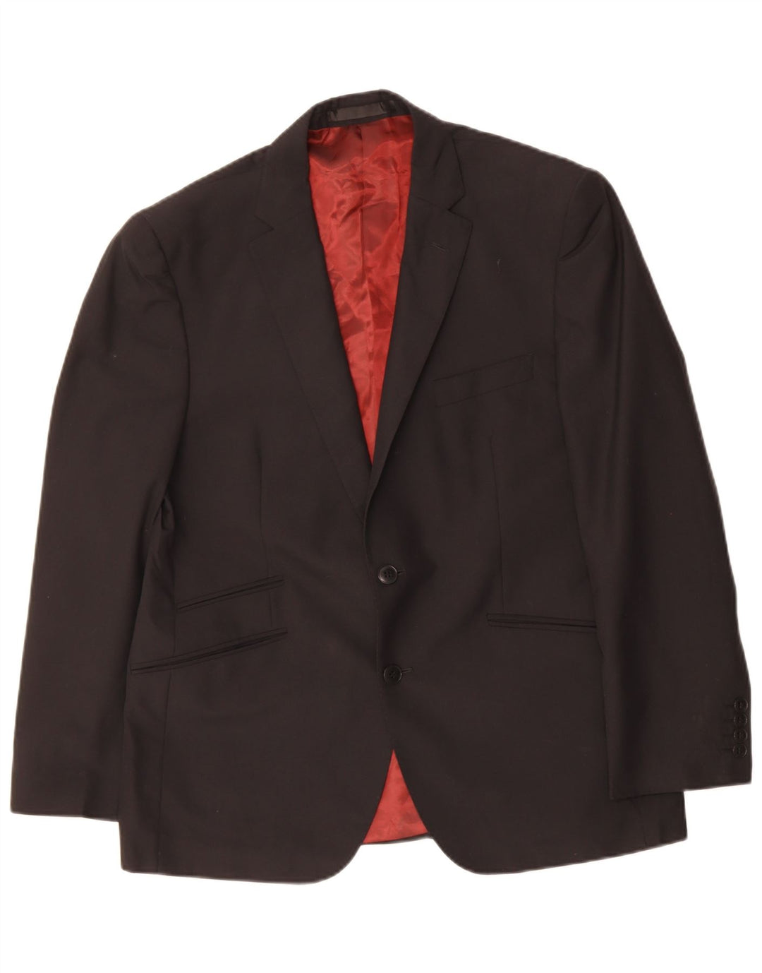 MARKS & SPENCER Mens Tailored Fit Blazer Jacket UK 38 Medium Black