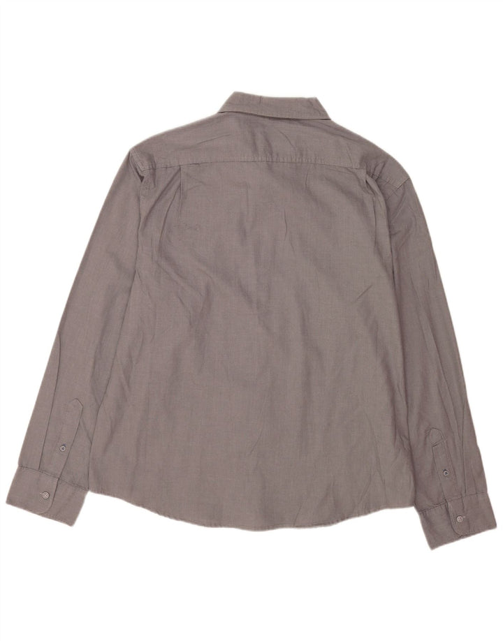 Ανδρικό πουκάμισο Izod Salt Water Slim Fit 2XL Γκρι