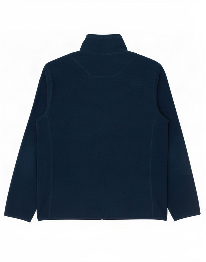 Marks & Spencer Ανδρικό Fleece Jacket UK 40 Large Navy Blue Polyester