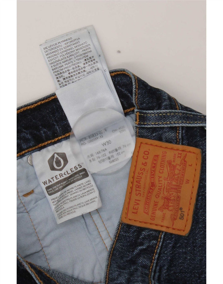 Γυναικείο τζιν σορτς Levi's 501 W30 Βαμβακερό μεσαίο μπλε ναυτικό