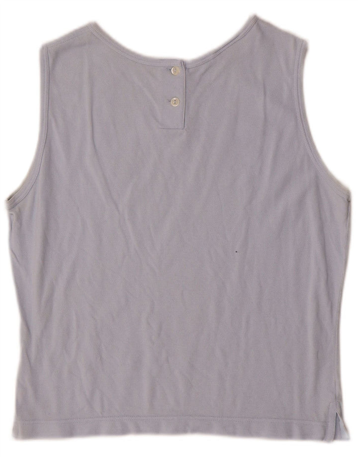 Γυναικείο Γιλέκο Lacoste Top Size 44 Μεγάλο Μπλε Βαμβακερό