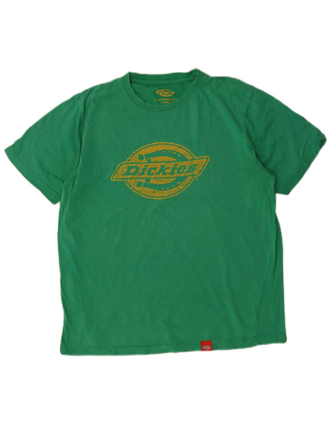 DICKIES Ανδρικό γραφικό T-Shirt Top μεγάλο πράσινο βαμβακερό