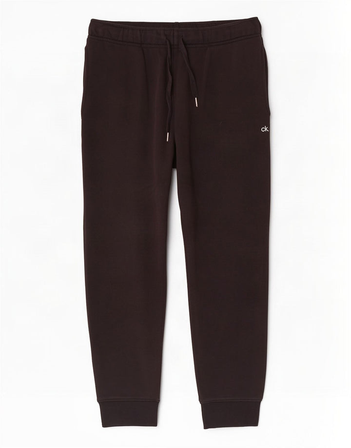 Calvin Klein Ανδρική φόρμα γκολφ Παντελόνι Joggers Μεσαίο μαύρο βαμβακερό