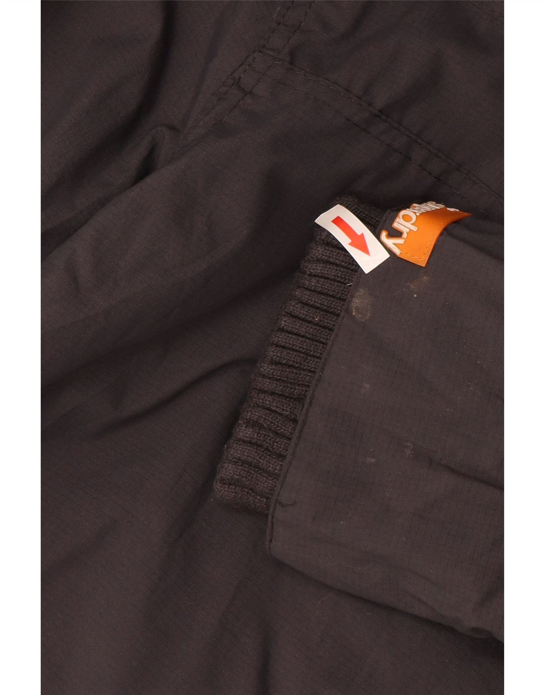 Superdry Γυναικείο Αντιανεμικό Μπουφάν UK 14 Medium Grey Nylon