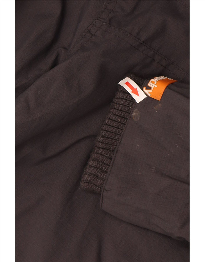 Superdry Γυναικείο Αντιανεμικό Μπουφάν UK 14 Medium Grey Nylon