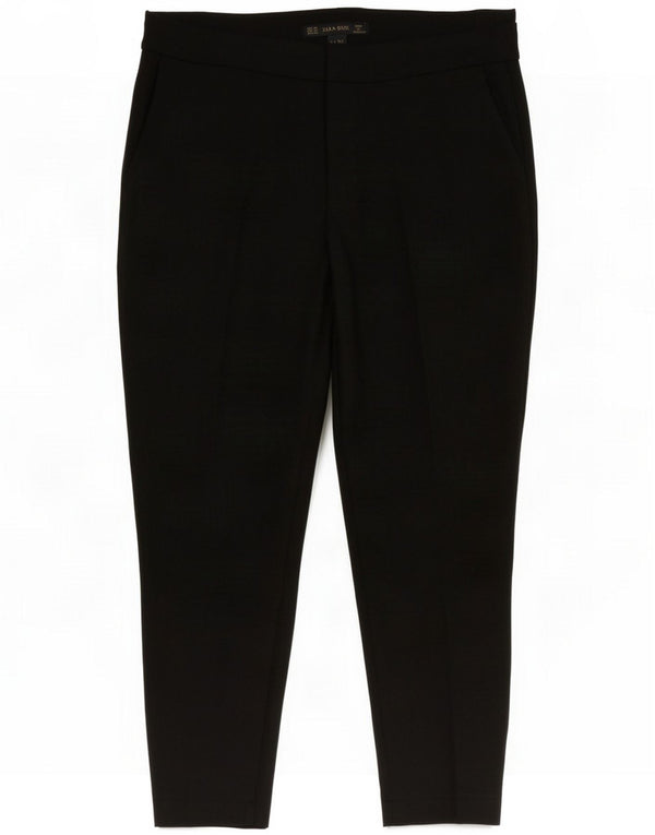 Zara Γυναικείο ίσιο παντελόνι Chino XS W24 L22 Μαύρο
