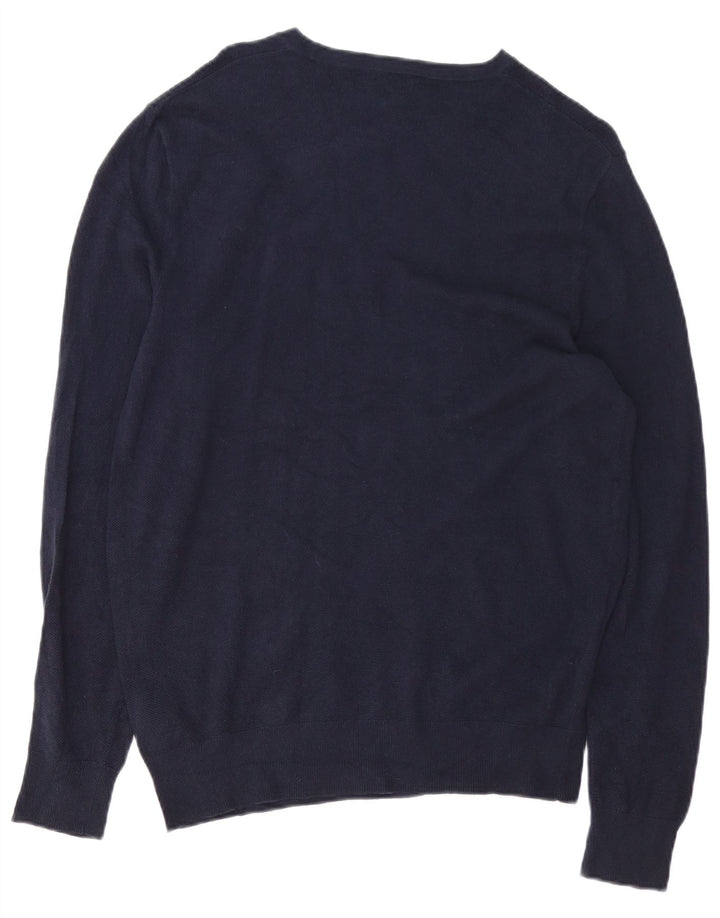 Ανδρικό πουλόβερ J. CREW Boat Neck Jumper Medium Navy Blue Cotton