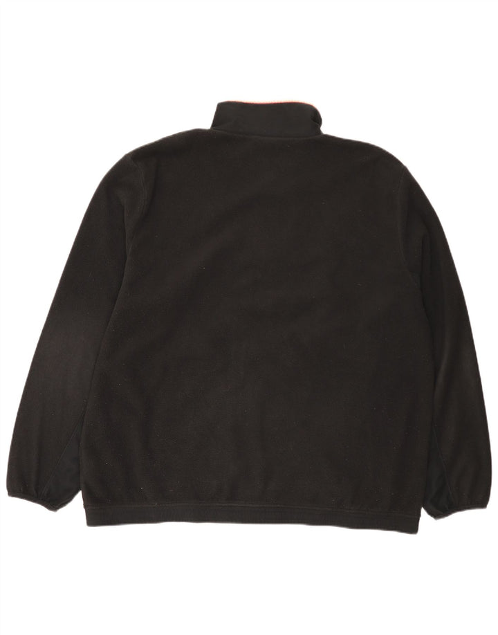 Ανδρικό Fleece Jacket Adidas UK 42 XL Μαύρο Πολυεστέρας