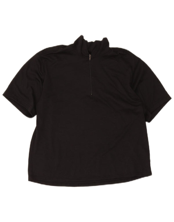 Γυναικείο T-Shirt με φερμουάρ Patagonia Top UK 14 Μεσαίο Μαύρο Πολυεστέρα