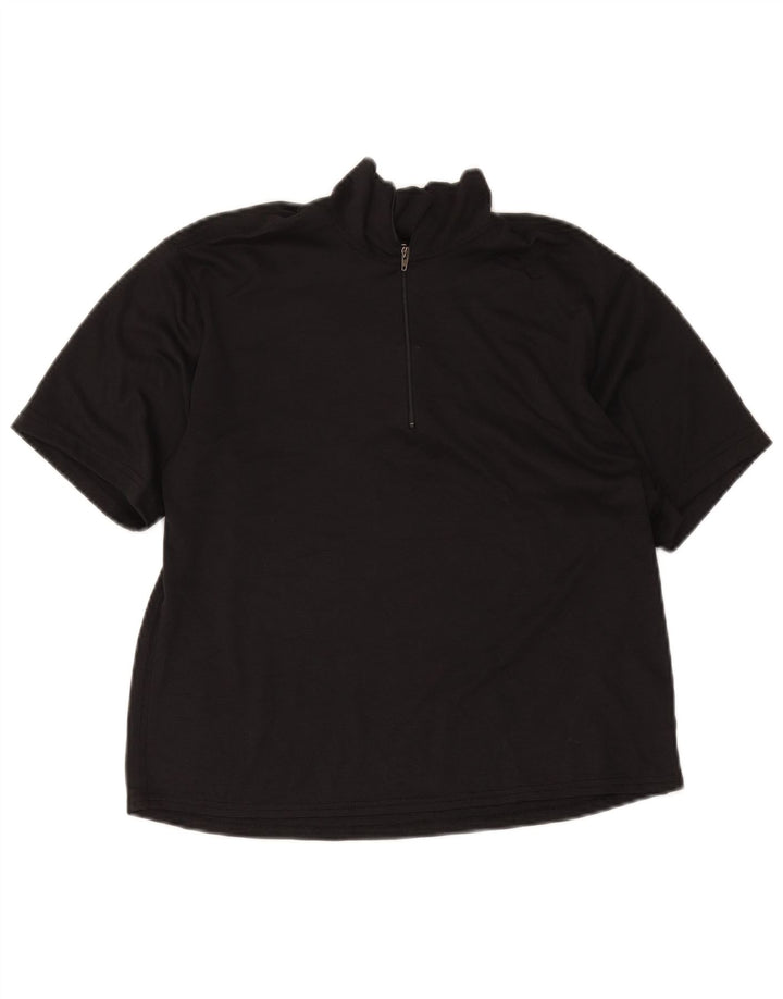 Γυναικείο T-Shirt με φερμουάρ Patagonia Top UK 14 Μεσαίο Μαύρο Πολυεστέρα