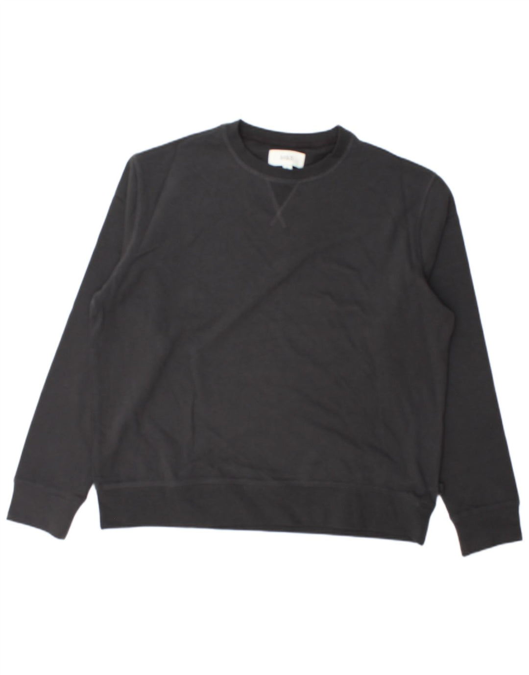 MARKS & SPENCER Ανδρικό Φούτερ Jumper XL Μαύρο βαμβακερό