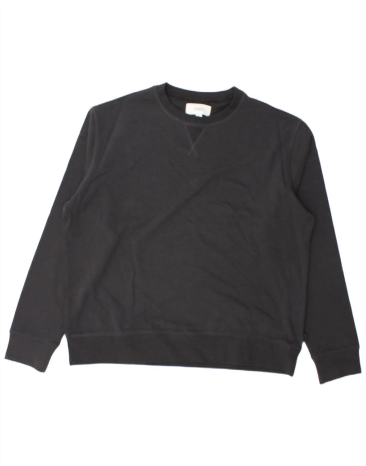 MARKS & SPENCER Ανδρικό Φούτερ Jumper XL Μαύρο βαμβακερό