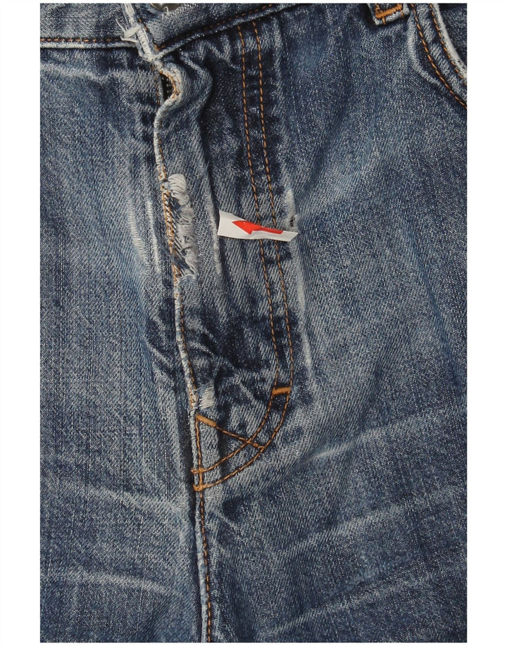 Ανδρικό τζιν ίσιο Hugo Boss W36 L31 Μπλε