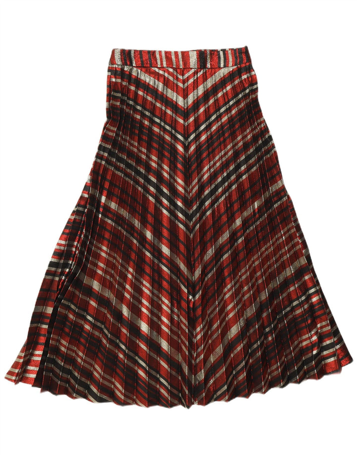 Zara Γυναικεία μαχαίρι πλισέ φούστα Μικρή W26 Πολύχρωμη ριγέ πολυεστέρα