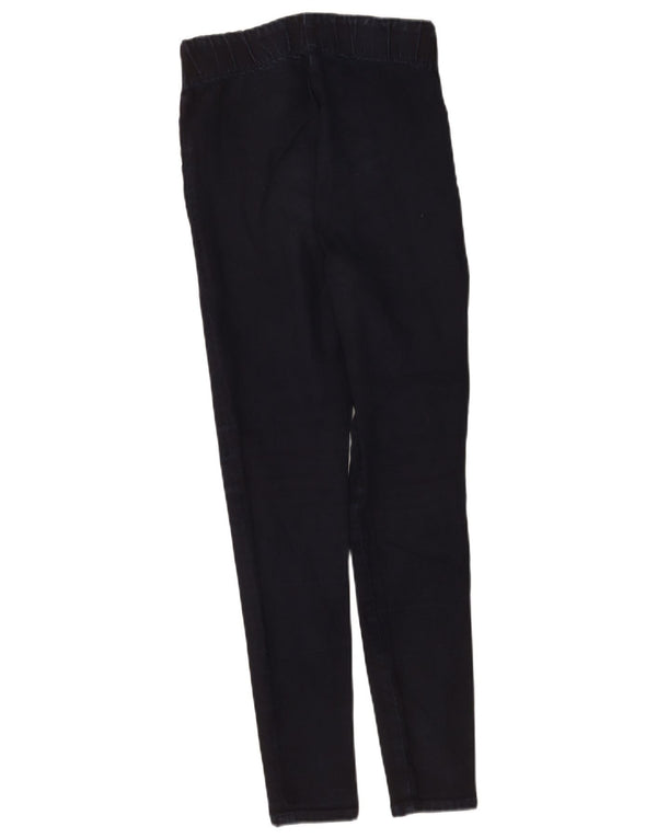 Zara Γυναικείο Skinny Cropped Παντελόνι Medium W28 L26 Navy Blue Βαμβακερό