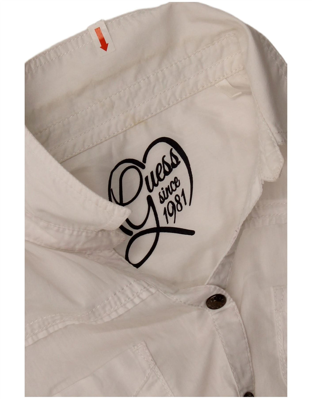 Πουκάμισο Guess Girls 11-12 ετών Λευκό βαμβακερό