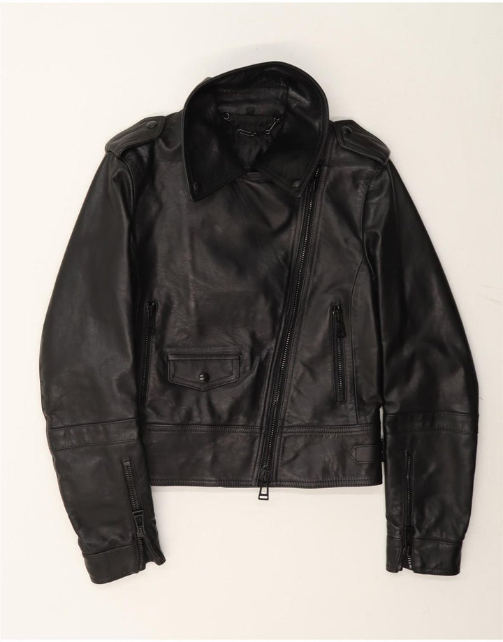Belstaff Γυναικείο Δερμάτινο Μπουφάν Biker IT 38 XS Μαύρο