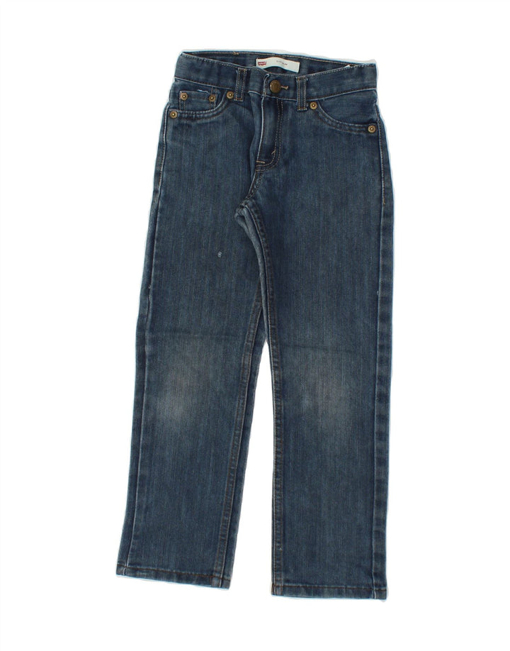 LEVI'S Boys 511 Slim Jeans 6-7 Years W20 L21 Blue Cotton Vintage Levi's and Second-Hand Levi's from Messina Hembry 