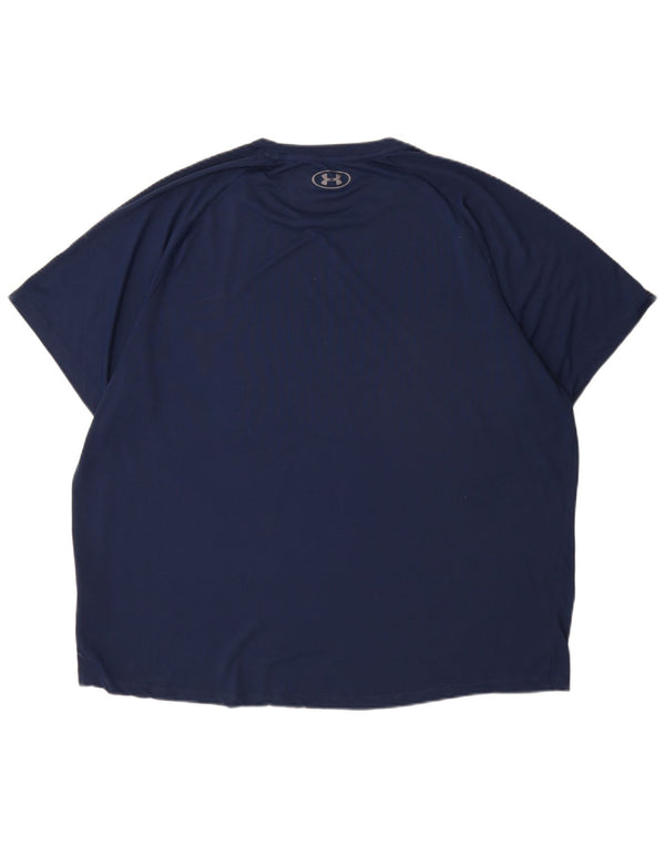Under Armour Ανδρικό T-Shirt Top 2XL Navy Blue Polyester